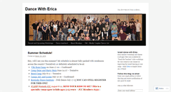 Desktop Screenshot of dancewitherica.com